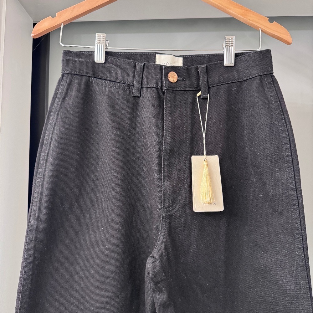 DOEN Lena Black Straight Leg Jeans NWT - Picture 6 of 10